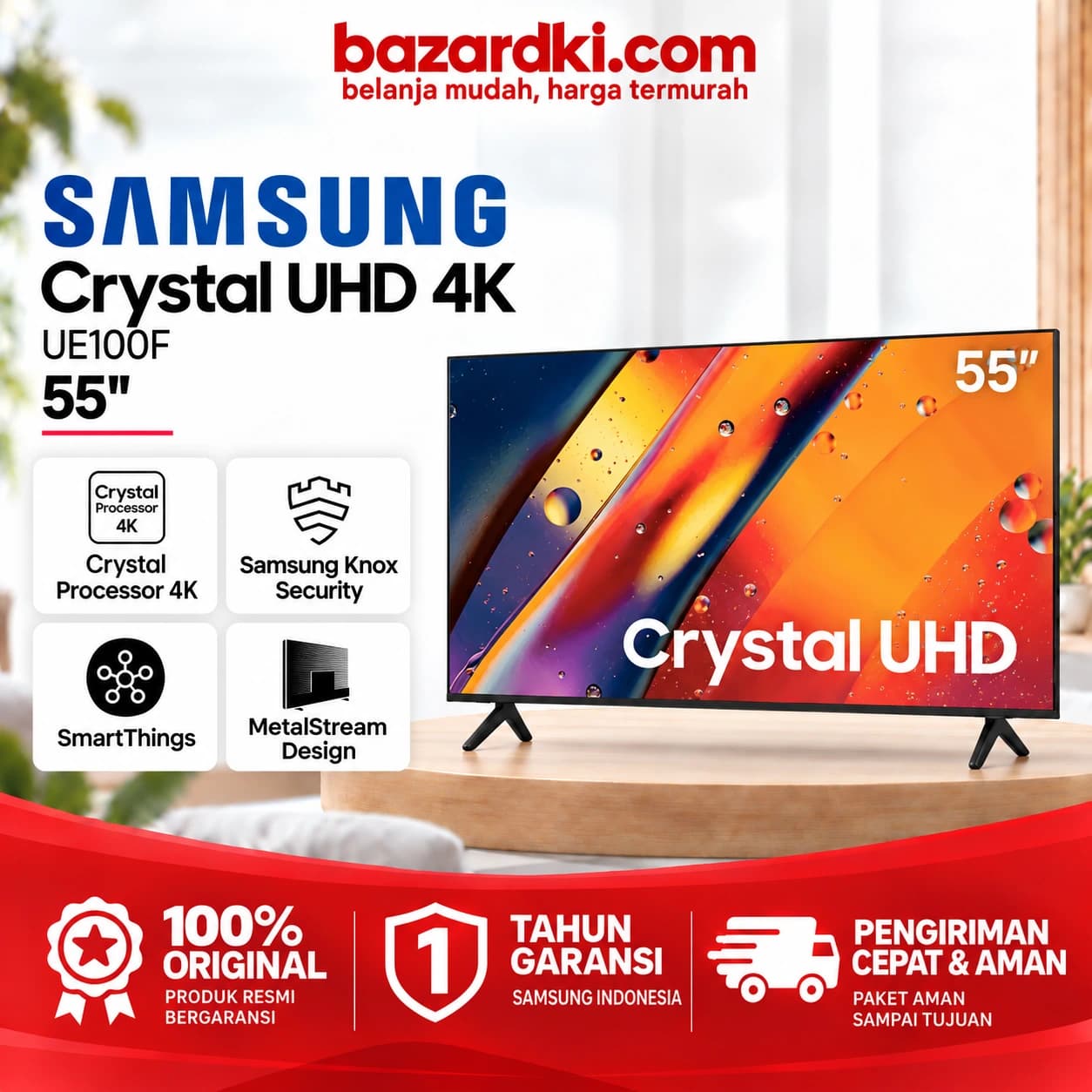 Samsung 55 inch Smart TV 4K, kategori TV