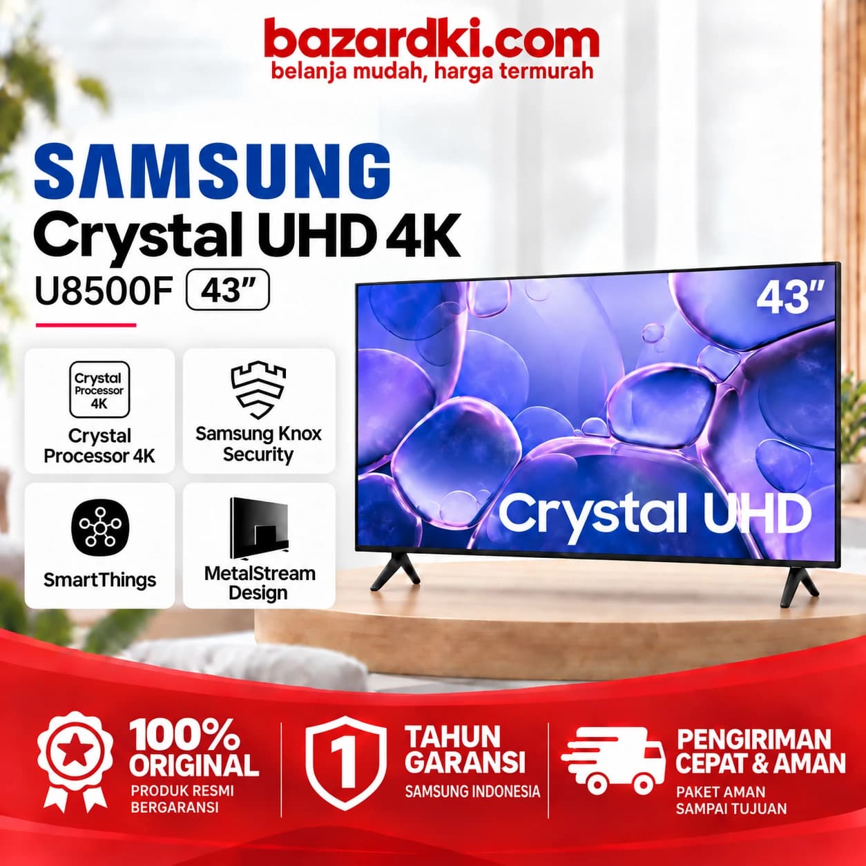 Samsung 43 inch Smart TV 4K, kategori TV